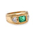 French Emerald Diamond Yellow Gold Ring  Jack Weir & Sons   