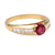 Tiffany & Co Ruby Diamond Yellow Gold Ring  Tiffany & Co.   