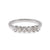 Modern 6 Stone Diamond Platinum Wedding Band Rings Jack Weir & Sons   