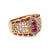 Vintage Ruby Diamond Yellow Gold Ring  Jack Weir & Sons   