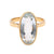 French Aquamarine Yellow Gold Solitaire Ring  Jack Weir & Sons   