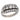 Vintage diamond 18k white gold wedding ring Jack Weir & Sons