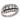 Vintage diamond 18k white gold wedding ring Jack Weir & Sons