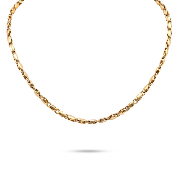 Bvlgari Vintage 18K Yellow Gold Fancy Link Necklace Necklaces Bvlgari   