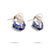 Mid Century Pearl Diamond Sapphire 18K White Gold Earrings Earrings Jack Weir & Sons   