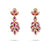 Contemporary 7.05 Carat Marquise Ruby Diamond 18K Yellow Gold Dangle Earrings  Jack Weir & Sons   