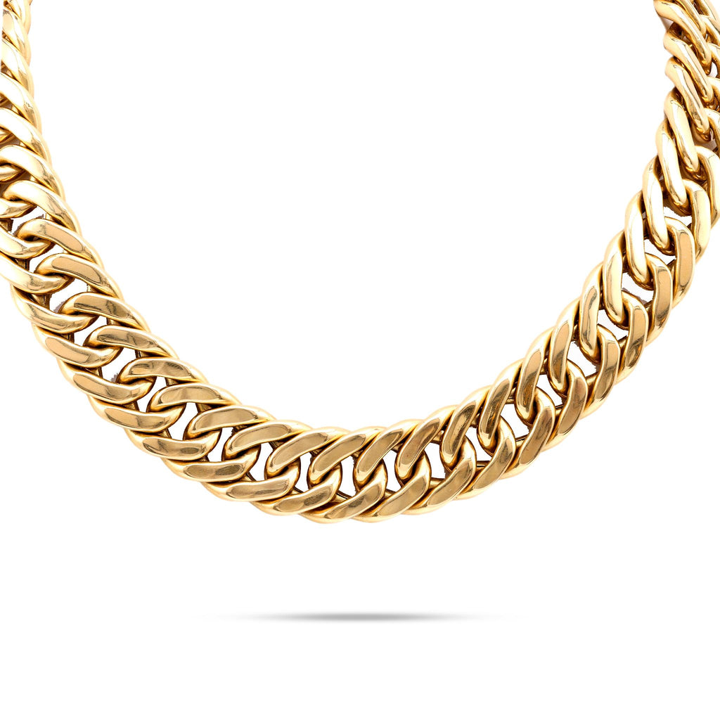 Carlo Weingrill 18K Yellow Gold Curb Link Necklace  Carlo Weingrill   