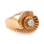 French Retro Diamond Yellow Gold Swirl Cocktail Ring  Jack Weir & Sons   