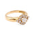 European Diamond Yellow Gold Cluster Ring  Jack Weir & Sons   