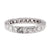 French Diamond White Gold Eternity Ring Rings Jack Weir & Sons   