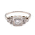 Art Deco Diamond 18K White Gold Ring Engagement  Jack Weir & Sons   