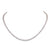 Modern 14.21 Carat Round Brilliant Cut Diamond Platinum Tennis Necklace Necklaces Jack Weir & Sons   