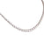 Modern 14.21 Carat Round Brilliant Cut Diamond Platinum Tennis Necklace Necklaces Jack Weir & Sons   