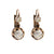 Antique Inspired 1.93 Carat Old Mine Diamond 18K Rose Gold Earrings Earrings Jack Weir & Sons   