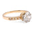 Edwardian Inspired 1.24 Carat Diamond 18K Yellow and White Gold Engagement Ring Rings Jack Weir & Sons