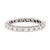 Mid Century Diamond Platinum Eternity Band Rings Jack Weir & Sons   