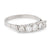 Art Deco Style Diamond Platinum Half Eternity Band Rings Jack Weir & Sons   