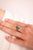 Art Deco Inspired 1.82 Carat Old European Diamond Emerald Platinum Halo Ring Rings Jack Weir & Sons   