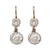 Edwardian Inspired Old Mine Diamond 18K White Yellow Gold Earrings Earrings Jack Weir & Sons   