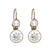 Edwardian Inspired Old Cut Diamond 18K White Yellow Gold Earrings Earrings Jack Weir & Sons   