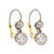 Edwardian Inspired Old Cut Diamond 18K White Yellow Gold Earrings Earrings Jack Weir & Sons   