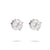 2.37 Carat Old Mine Cut Diamond 14K White Gold Stud Earrings  Jack Weir & Sons   