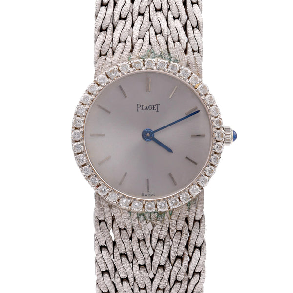 Vintage Piaget Diamond 18K White Gold Watch Watch Piaget   