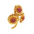 Vintage Tiffany & Co Ruby 18K Yellow Gold Flower Bouquet Brooch  Tiffany & Co.   