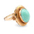 Retro Turquoise 18K Yellow Gold Cocktail Ring  Jack Weir & Sons   