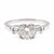 Art Deco GIA 1.21 Carat Round Diamond Platinum Engagement Ring Rings Jack Weir & Sons   