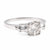 Art Deco GIA 1.21 Carat Round Diamond Platinum Engagement Ring Rings Jack Weir & Sons   