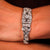 Art Deco 3.50 Carat Total Diamond Weight Diamond Sapphire Platinum Bracelet  Jack Weir & Sons   