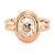 Retro French GIA 2.39 Carat Oval Cut Diamond 18K Rose Gold Solitaire Ring  Jack Weir & Sons   