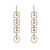 Modern 4.8 Carat Total Weight Fancy Color Diamond Dangle Earrings Earrings Jack Weir & Sons   