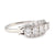 Art Deco Birks Diamond 18K White Gold Band  Birks   