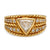 Vintage Triangle Cut Diamond 18K Yellow Gold Braided Ring  Jack Weir & Sons   