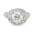 Art Deco GIA 1.53 Carat Old European Cut Diamond Platinum Engagement Ring Rings Jack Weir & Sons