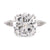 Art Deco Style GIA 4.54 Carat Round Brilliant Diamond Platinum Engagement Ring  Jack Weir & Sons   