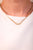 Vintage Italian Diamond 14K Yellow Gold Five Stone Necklace  Jack Weir & Sons   