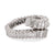 Vintage 3.5 Carat Baguette Cut Diamond Platinum Bypass Eternity Ring Rings Jack Weir & Sons   