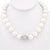 Vintage Large South Sea Pearl Diamond Platinum Necklace  Jack Weir & Sons   