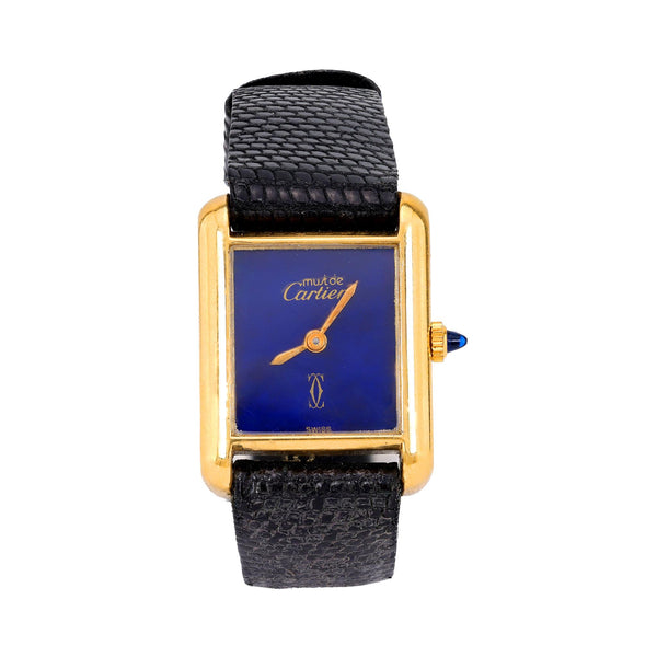 Cartier Must De Cartier 18K Yellow Gold Plated Wristwatch  Cartier   