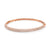 Modern 2.17 Carat Total Weight Diamond 14K Rose Gold Bangle  Jack Weir & Sons   