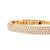 Modern 3.67 Carat Total Diamond Weight 14K Yellow Gold Bangle  Jack Weir & Sons   