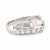 Modern 1.5 Carat Diamond Platinum Two Row Band  Jack Weir & Sons   