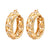 Cartier Paris Diamond 18K Yellow Gold Oval Hoop Earrings Earrings Cartier   