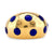 Van Cleef & Arpels French 18K Yellow Gold Enamel Polka Dot Dome Ring  Van Cleef & Arpels   