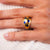 Van Cleef & Arpels French 18K Yellow Gold Enamel Polka Dot Dome Ring  Van Cleef & Arpels   