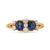 Victorian Sapphire Diamond 18K Yellow Gold Ring Rings Jack Weir & Sons   