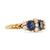 Victorian Sapphire Diamond 18K Yellow Gold Ring Rings Jack Weir & Sons   